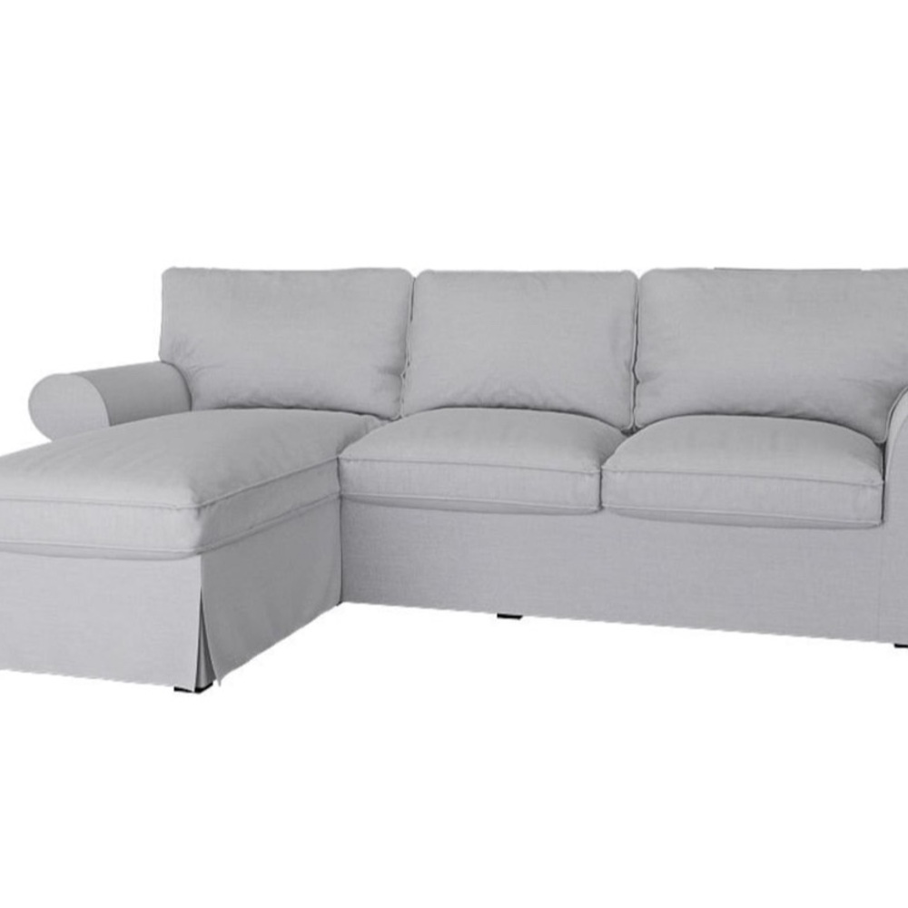 IKEA Ektorp with chaise slipcover